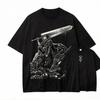 Berserk Guts Printed Tee Men Women T-shirts Oversized Cotton T Shirt Short Sleeve Clothing Harajuku Male Tshirt