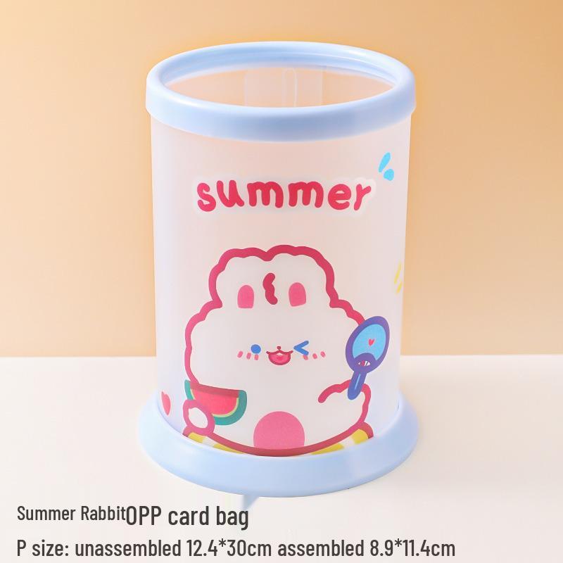 Cute Animal Foldable Pen Holder - Creative and Stylish Desk Storage, Perfect DIY Gift for Students