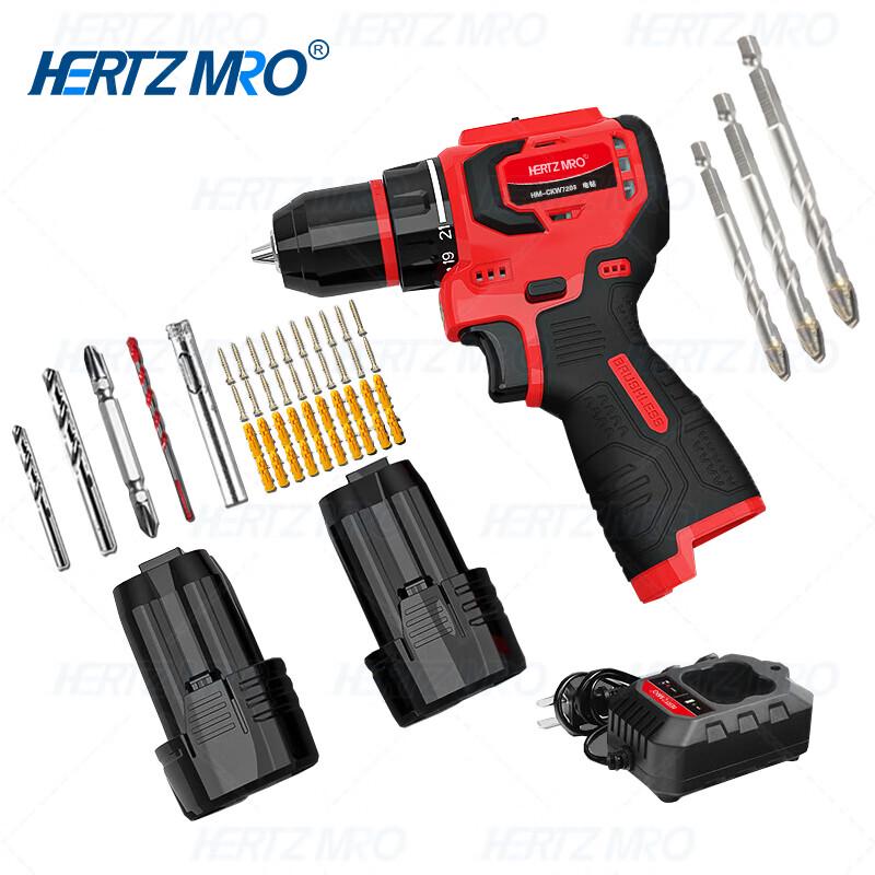 

HERTZMRO 16.8V Brushless Cordless Electric Drill CN plug (adapter included)