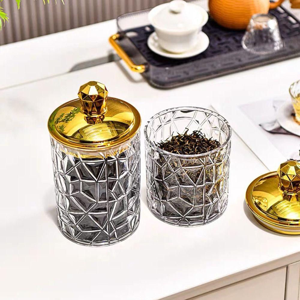 Moisture-Proof Sealed Jar With Lid Storage Box Kitchen Can  Tea Coffee Candy Snack