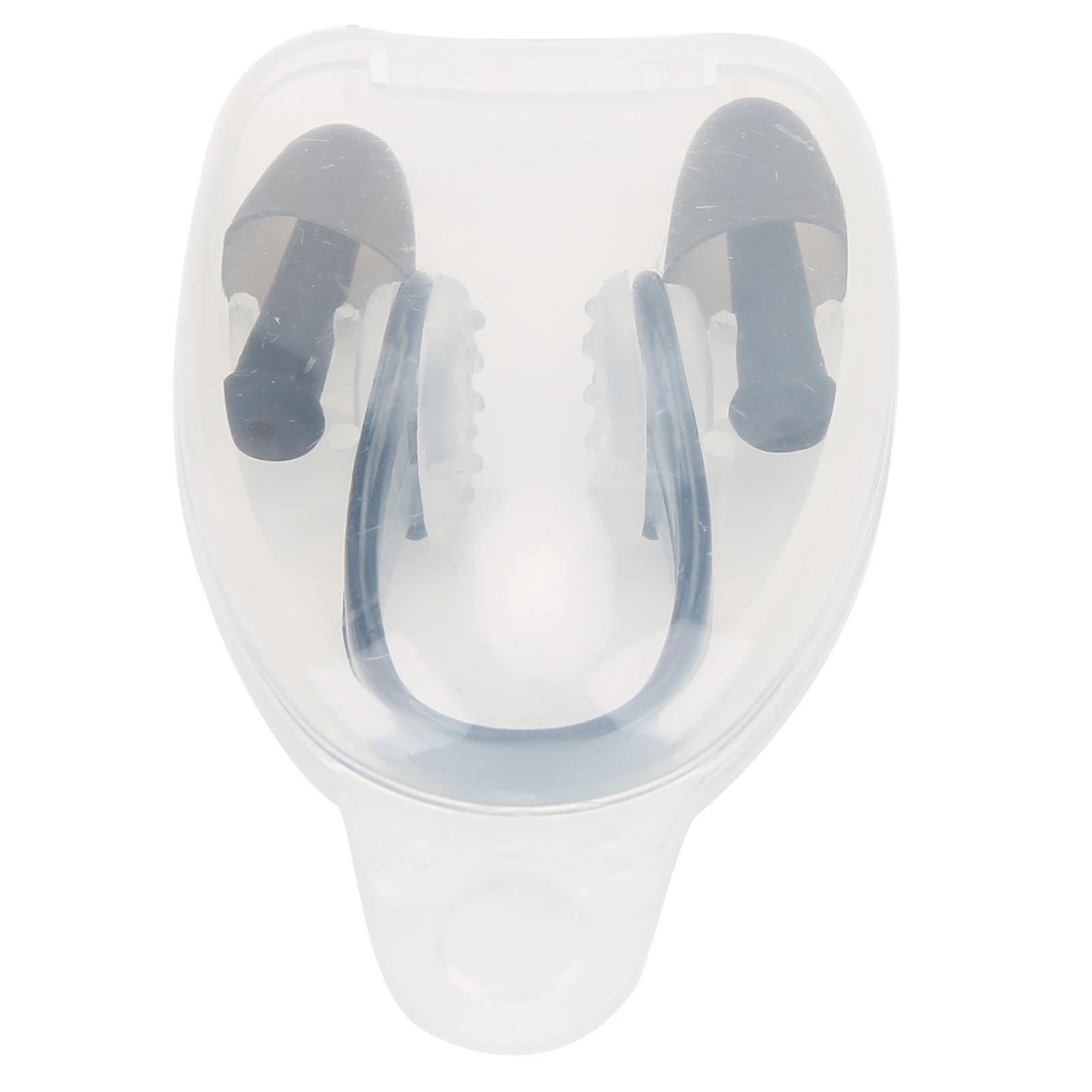 

Мягкий силиконовый ПК Набор берушей и зажима для носа для плавания для водонепроницаемого серфинга, дайвинга, спорта Черный