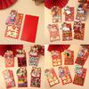 6pcs Blessings 2026 Horse Year Red Envelope Cartoon Lucky Money Pouch  Spring Festival