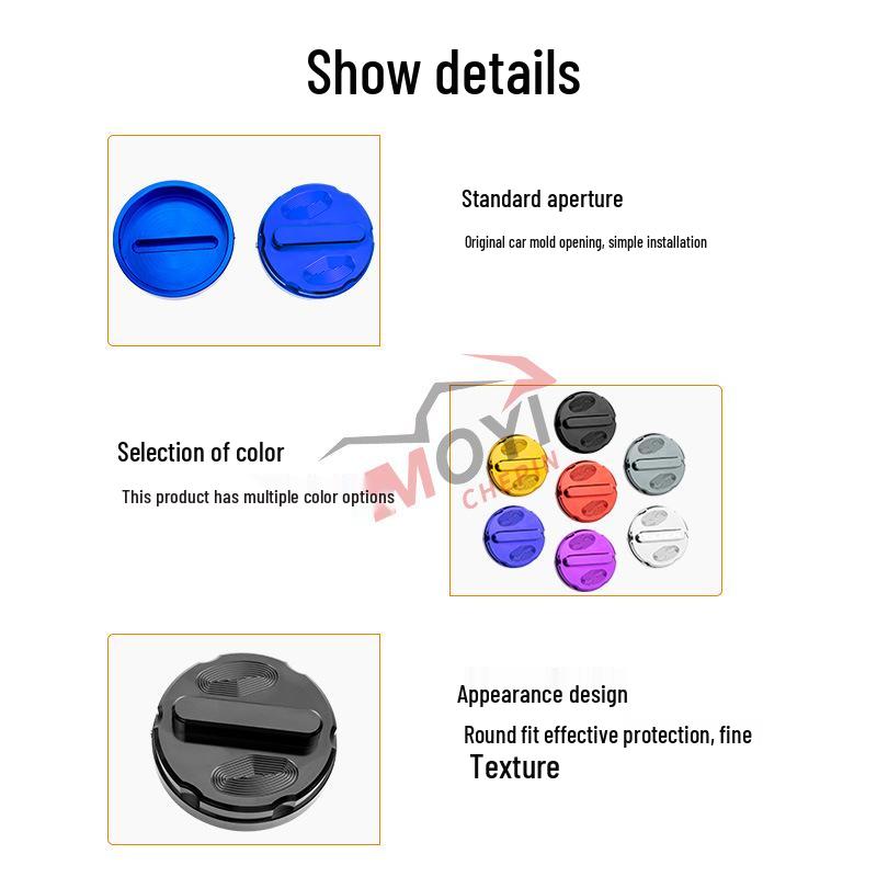 Aluminum Alloy Fuel Tank Cap for Motorcycle Mods (PCX/ADV/CLICK/GIORNO)