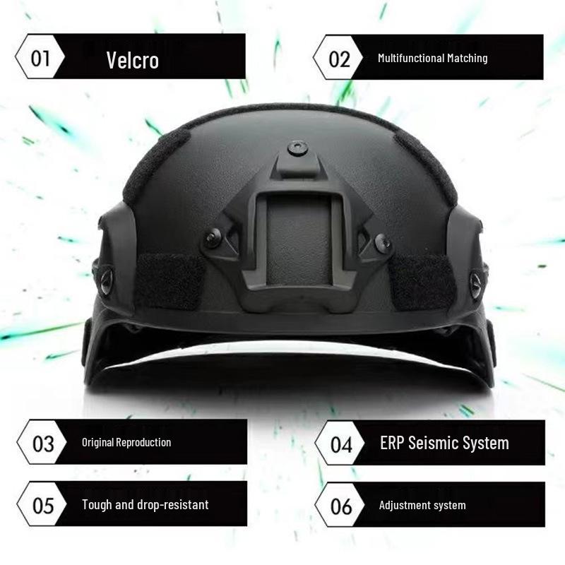 Fierce Wolf MICH2000 Tactical Adult Helmet - Multifunctional Cycling & Field CS Gear