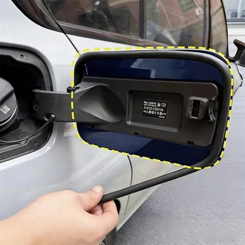 SEAMETAL 90cm Car Fuel Cap Seals Strip Charging Port D-shaped Seal Strip Dustproof Waterproof Gasket Automotive Weatherproof Auto Seal