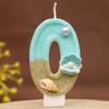 Numbers Birthday Candles Beach Ocean Birthday Cake Party Decoration Candles 1st Birthday