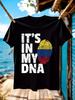 Colombian Flag Pride DNA Graphic Tshirt Graphic Tshirt - ...