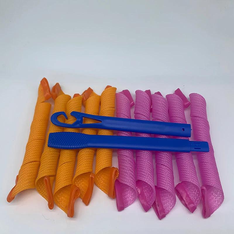Hair Rollers (30cm) Snail Shape Not Waveform Spiral Round Curls Curler Soft Magic DIY