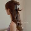 Autumn/Winter Starry Sky Rhinestone Acetate Hair Clip - Medium Size Claw for Elegant Half-Up or Bun Styles