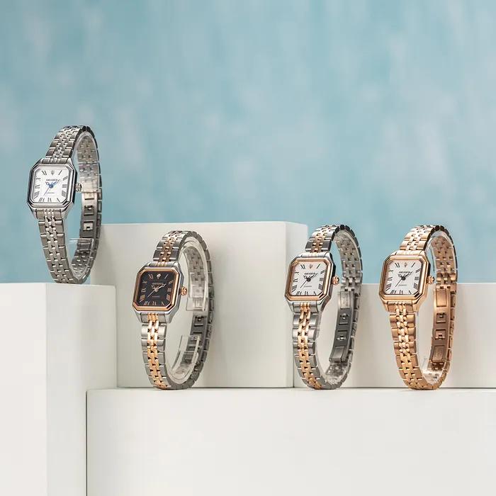 Octagon Diamond Metal Watch GE1260
