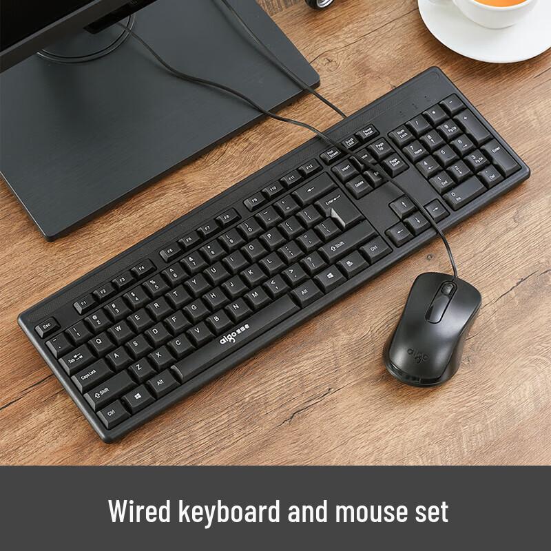 Aigo W9520 Wired USB Keyboard and Mouse Set