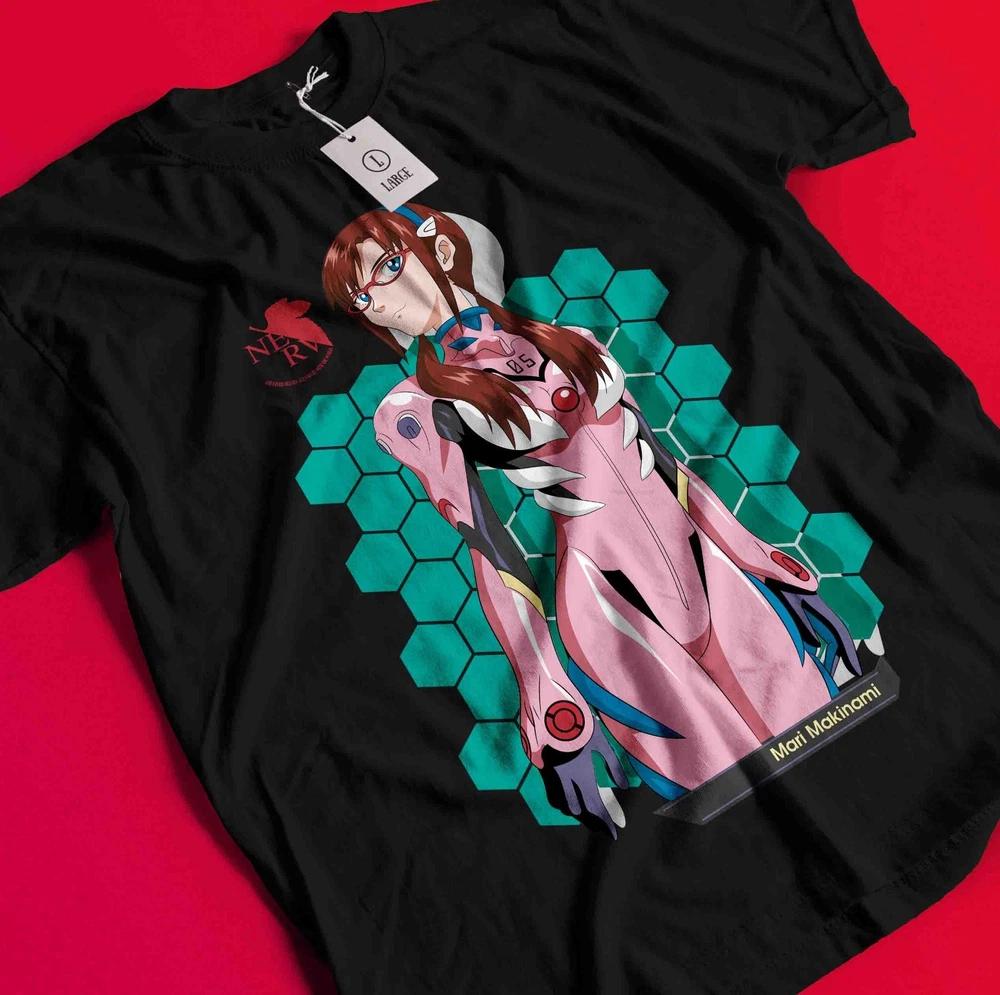 Neon Genesis Evangelion TShirt Eva Shirt Mari Tshirt Ayanami Tee Asuka Misato S