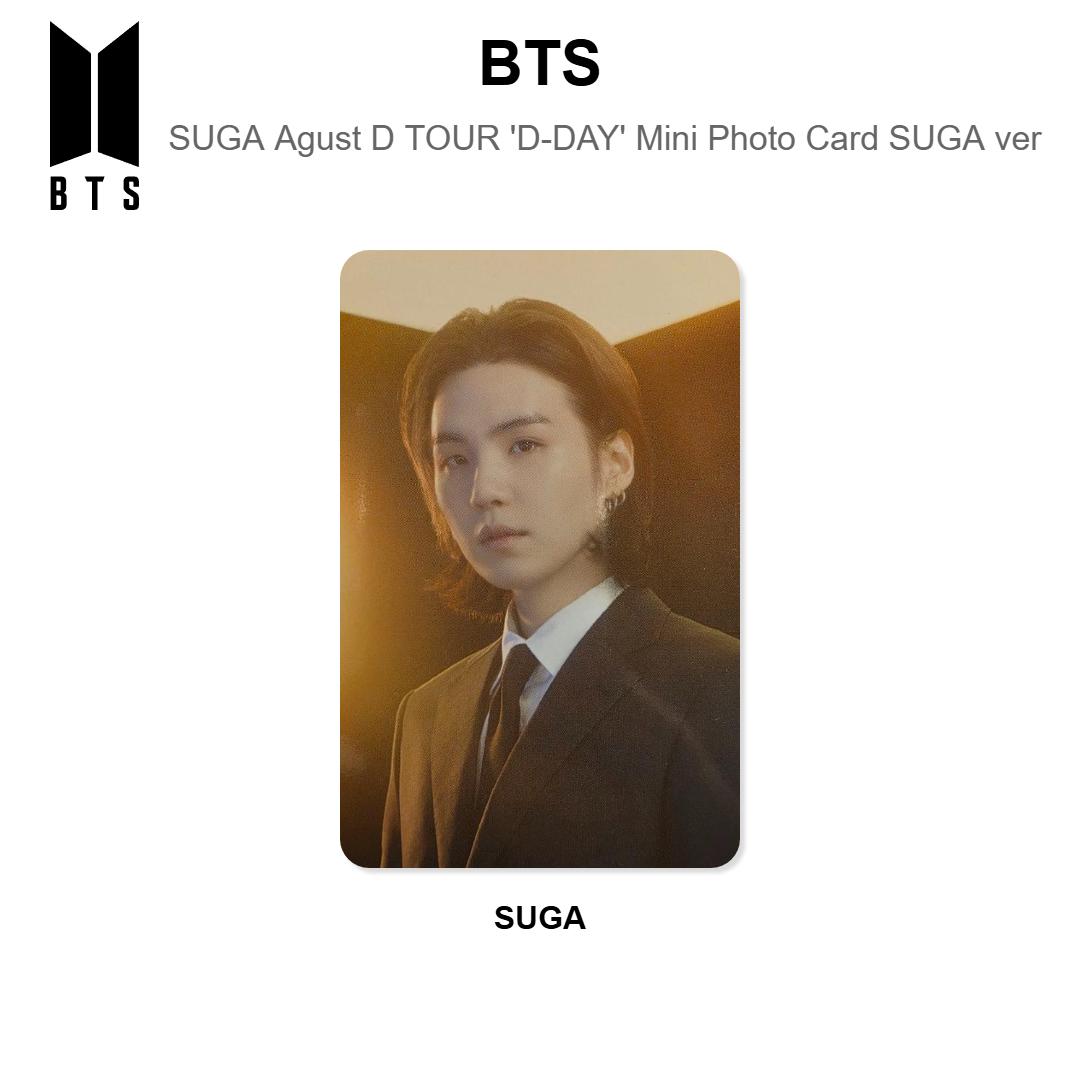 BTS SUGA | Agust D TOUR D-DAY Mini Photo Card SUGA ver. Official Photocard SUGA 03