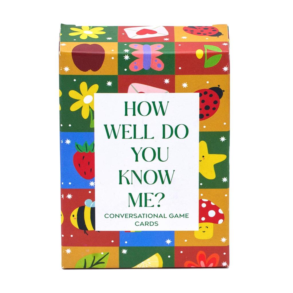 Factor Notes Conversational Cards : How Well Do You Know Me?