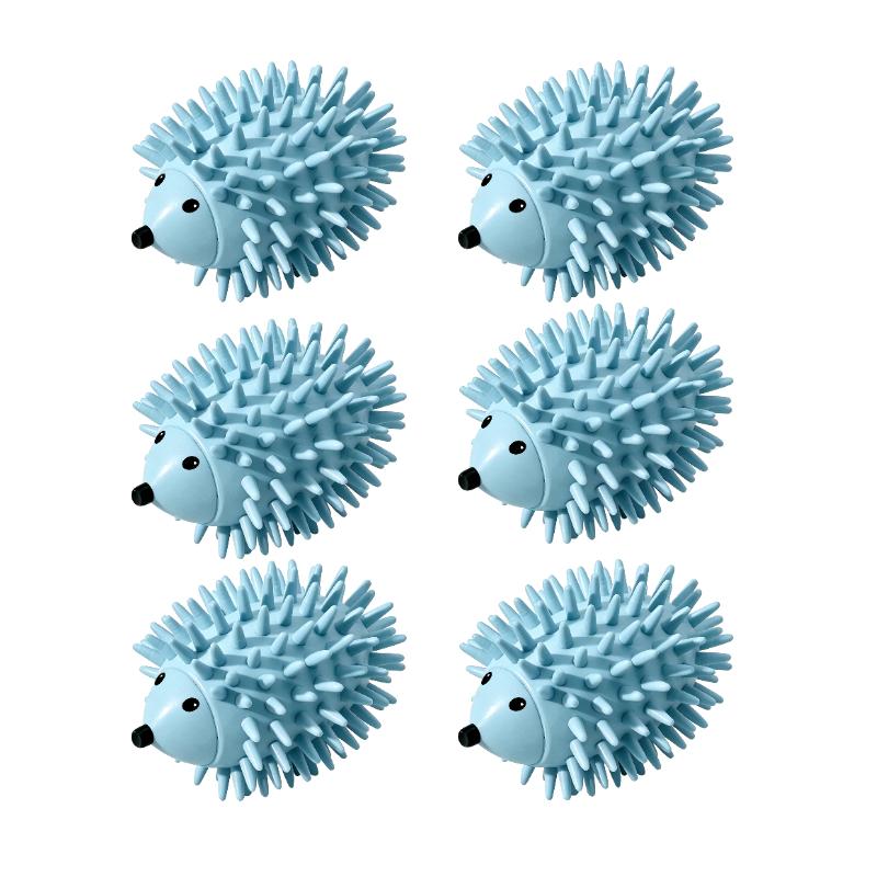 6PCS Laundry Ball White Hedgehog Stain Remover Anti Entanglement Magic Washing Cleaning Tangling Clothes Universal Washing Machines
