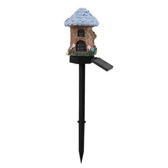 Solar Mushroom House Light Garden Fairy Tale Cottage Solar Light 4