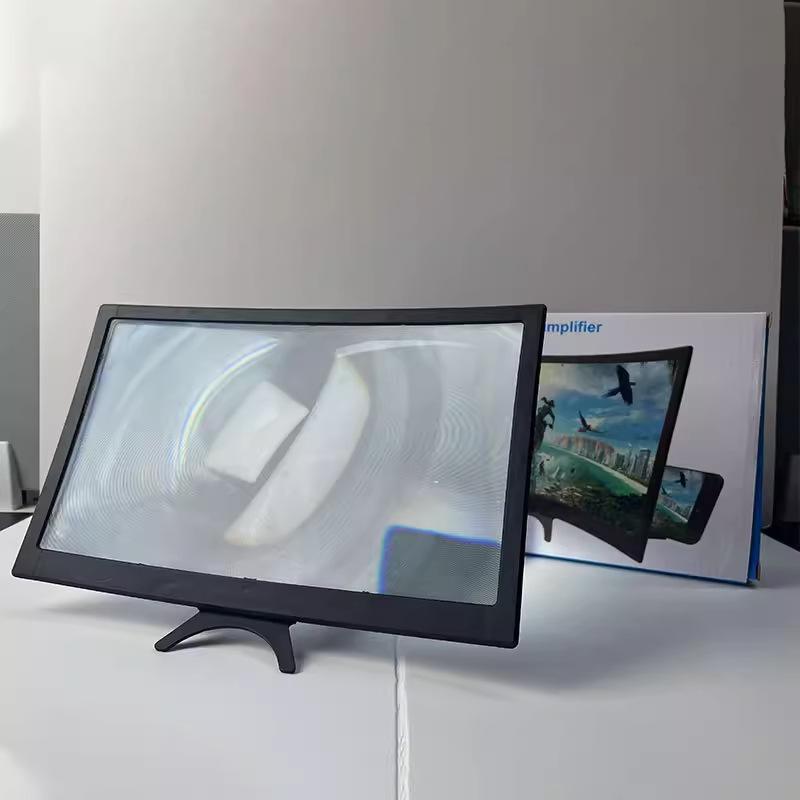 12" HD Curved Screen Phone Amplifier with Stand
