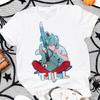 Summer New Simple Fashion Anime ALIEN STAGE Till Round Neck Short Sleeve TShirt Casual Daily Tops Women