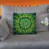 Flower Of Life Mandala Pillow Case Sofa Living Room Bedroom Headboard Backrest Cushion Square Cushion Nap Time