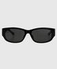Tuditeo Vo Wide Square Bold Sunglasses C1 Black