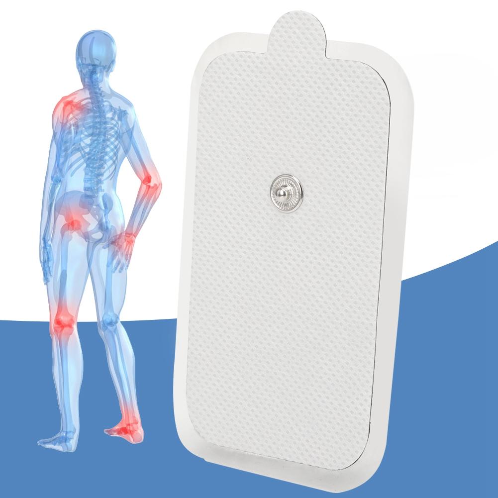 10ks 5x9cm/2x3,5in EMS/TENS Fyzioterapeutická náplast na opakovaně použitelné meridiány masážní elektrody
