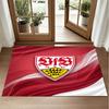VfB Stuttgart Design Crystal Velvet Rug Soft Decorative Mat for Bedroom Entrance