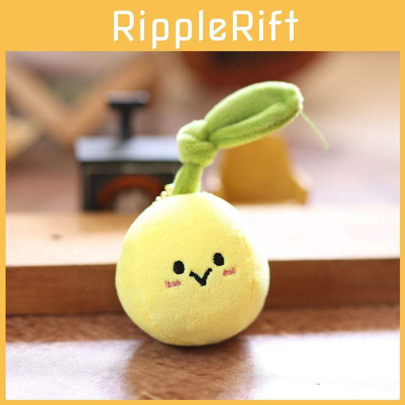 Cute Orange Plush Keychain With Big Eyes For Bag Decor And Collectors