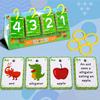 Children Table Model Visual Word Education Card 104PCS Natural Phonics Word Connected Sentences Letter Cognitive Educational Toy
