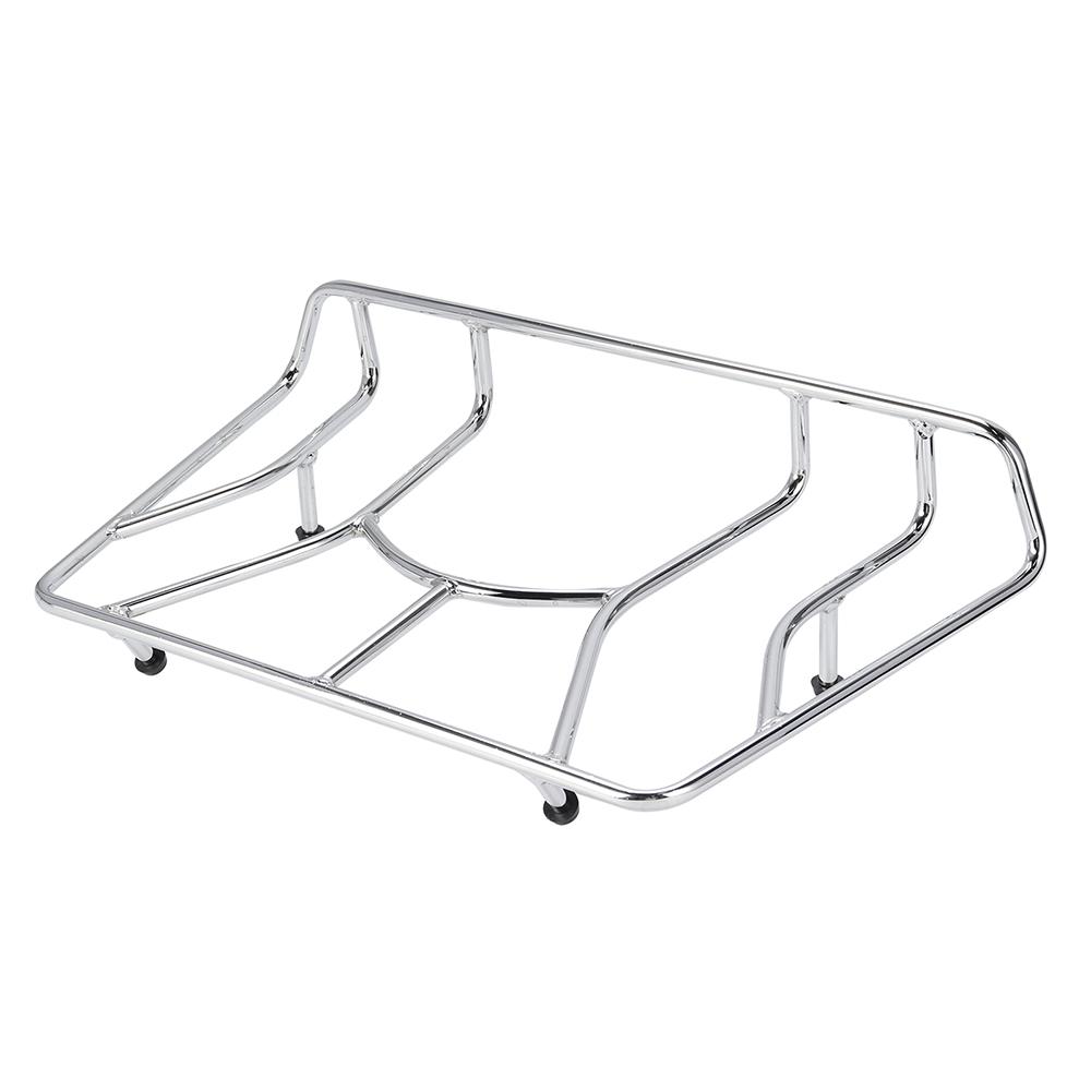Motorcycle Rear Luggage Rack Tour Trunk Rack Chrome Steel for 2010-2018 Can-Am Spyder RT SM6 Chrome