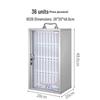Portable Transparent Stainless Steel Mobile Phone Storage Cabinet