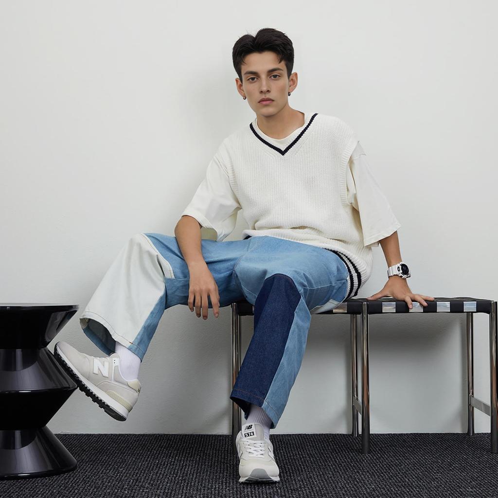 Neue New Balance 574 Schuhe 'Beige Weiß' U574FOG-D