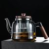 Brewing Teapot Walnut Brewing Teapot New Household Tea Brewer Electric Ceramic Stove Health High Borosilicate Brewing Teapot