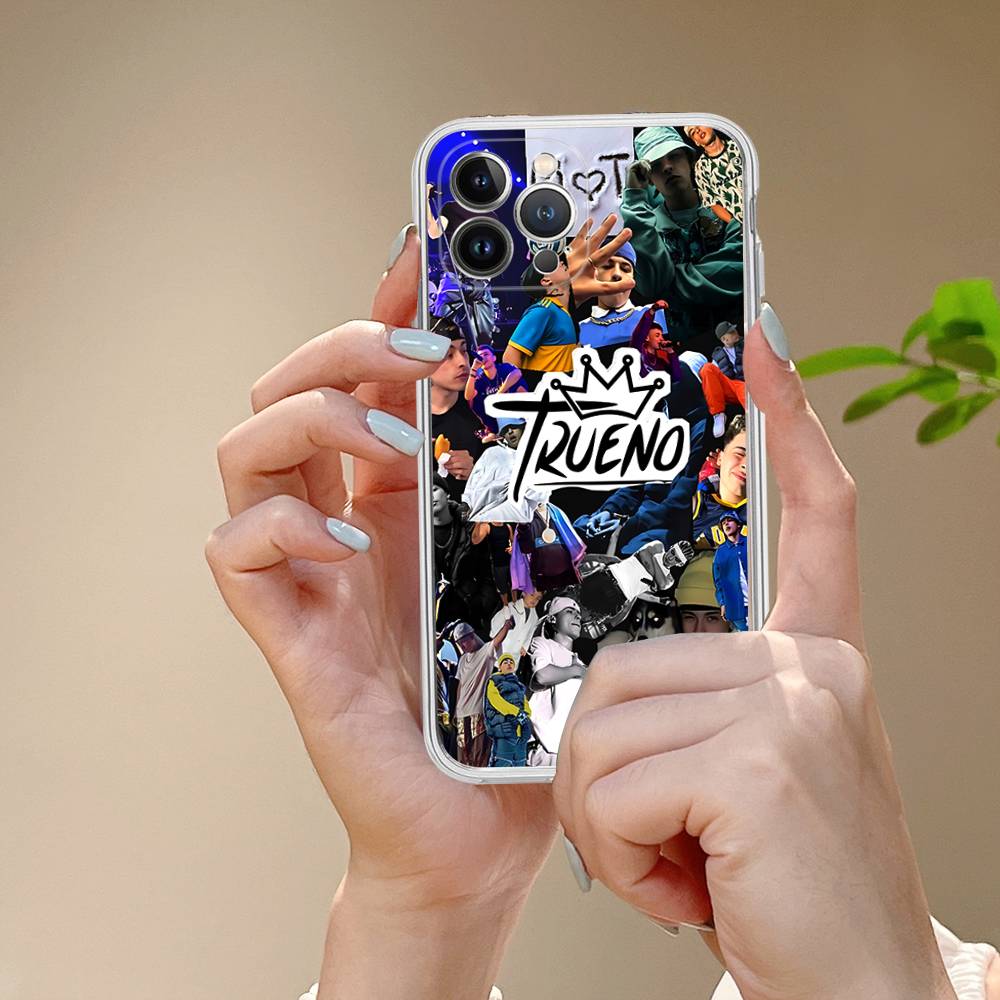 T-Trueno Rapper Fit For IPhone 16 15 Promax Phone Case IPhone 14 11 12 High End 13 Pro Silicone