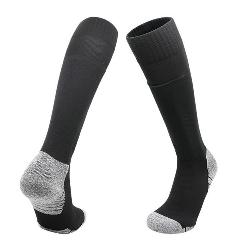 Football Shin Guards With Pocket Socks Set Kids Adults PU Protection Gear Size S M L