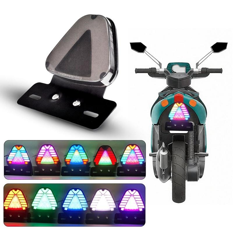 LED Tail Brake Lamp Driving Running Lights Many Color Modes For Car Truck Bike Motorcycle Rear Stop Signal Lamps Motorcycle Part