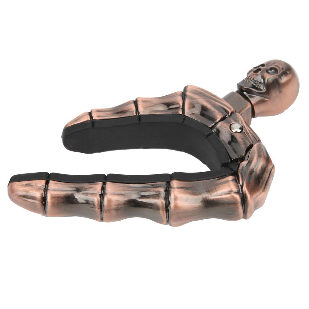 Skull Guitar Capo Adjustable Tightness Accessories Parts for Folk Acoustic Guitar Ukulele