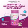 Nutrela Bone Health Natural Calcium Supplement for Men & Women 30 Capsules for Strong Bones