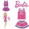 Barbie Film Fialové Polyesterové Vlákno Cosplay Šaty Pro Děti Velikosti)