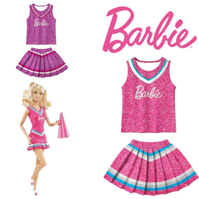 Barbie Film Fialové Polyesterové Vlákno Cosplay Šaty Pro Děti Velikosti)