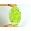 25X43X05 MM Natural Green Opal Oval Shape Cabochon Loose Gemstone 45Cts. SK-4746