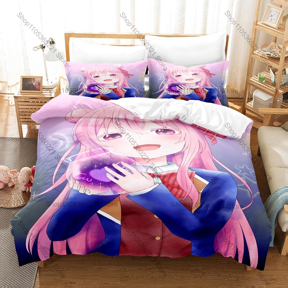 Cool Personality Happy Sugar Life Anime Bedding Set New Duvet Cover Set For Fans Bedroom Home Decor Bed Linen All Sizes