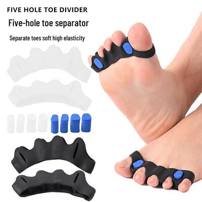 Verstellbarer Silikon-Zehentrenner für den grenzüberschreitenden Einsatz - Korrigiert Überlappung und Hallux Valgus