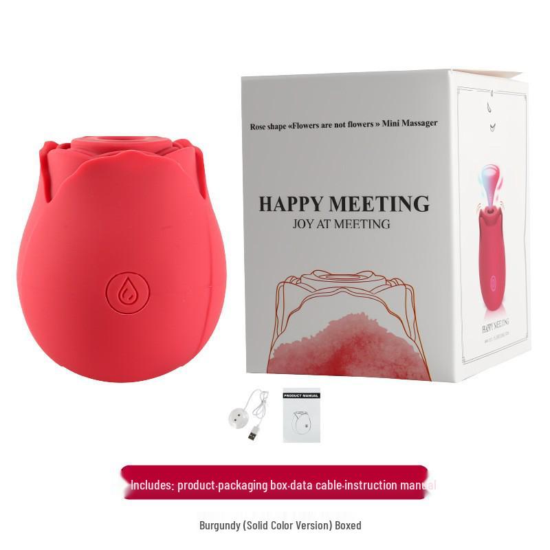 Xiang Jian Huan Rose Flower Vibrating Masturbator for Women - Multi-Frequency Vibrator for Adult Use, In Stock