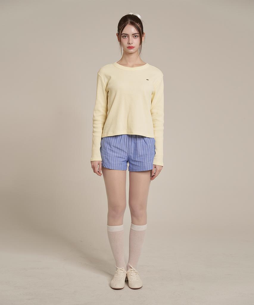 Iteoneolmomeonteu Waffle T-Shirt _ Yellow