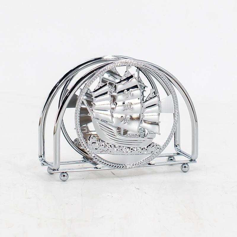 

1PC Wrought Iron Napkin Tissue Holder Square Vertical Countertop Hotel Tissue Box Paper Towel Holder Paper Towel Kitchen Storage