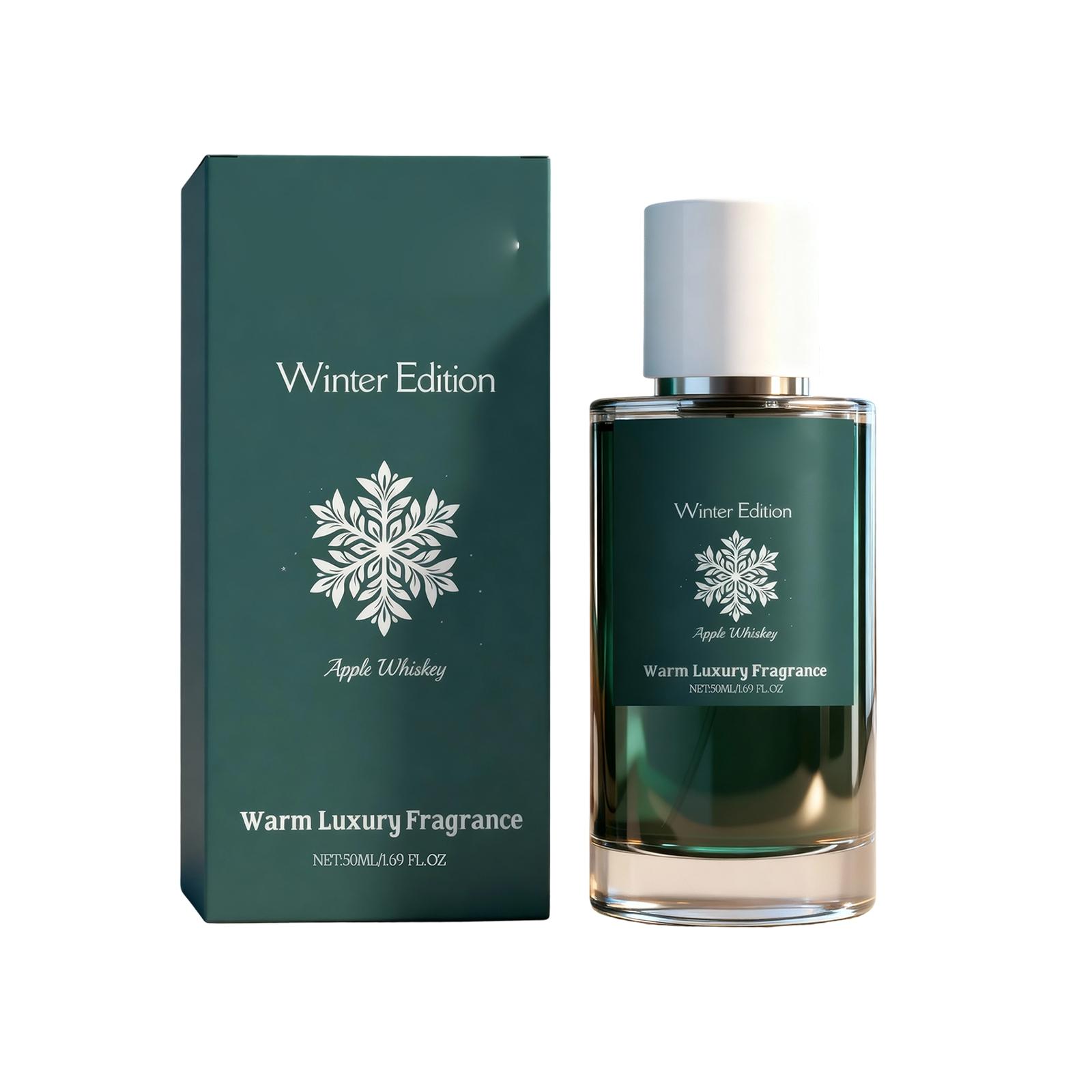 Зимний мужской парфюм, Теплый и мужественный зимний парфюм, Стойкий мужской парфюм, 50 мл зелёный