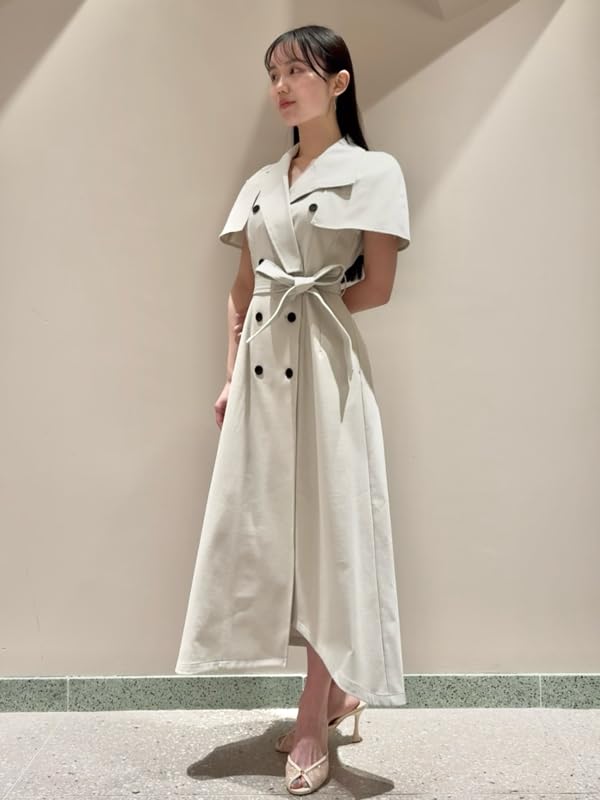Trench Cape Dress SWFO251145LGRY0 2-way