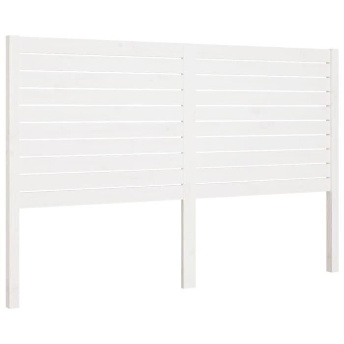 VidaXL Headboard White 166x4x100 Cm Solid Pine Wood 819031