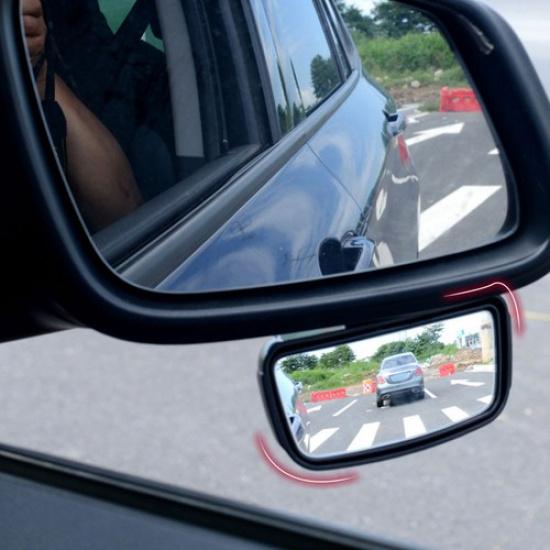 Car Blind Spot Mirror Wide Angle 360 Degree Self-Adhesive Safety Convex Mirrors