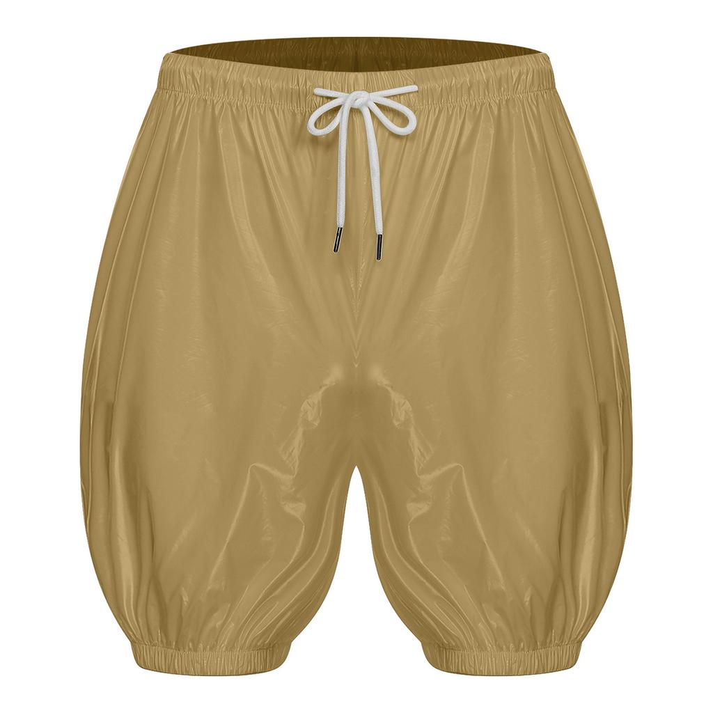 Unisex Adults Waterproof Reusable Diaper Cover Elastic Waistband Drawstring Leak Proof Washable Incontinence Shorts